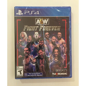 AEW: Fight Forever For PS4 (Sony PlayStation 4, 2023) Wrestling - New Sealed